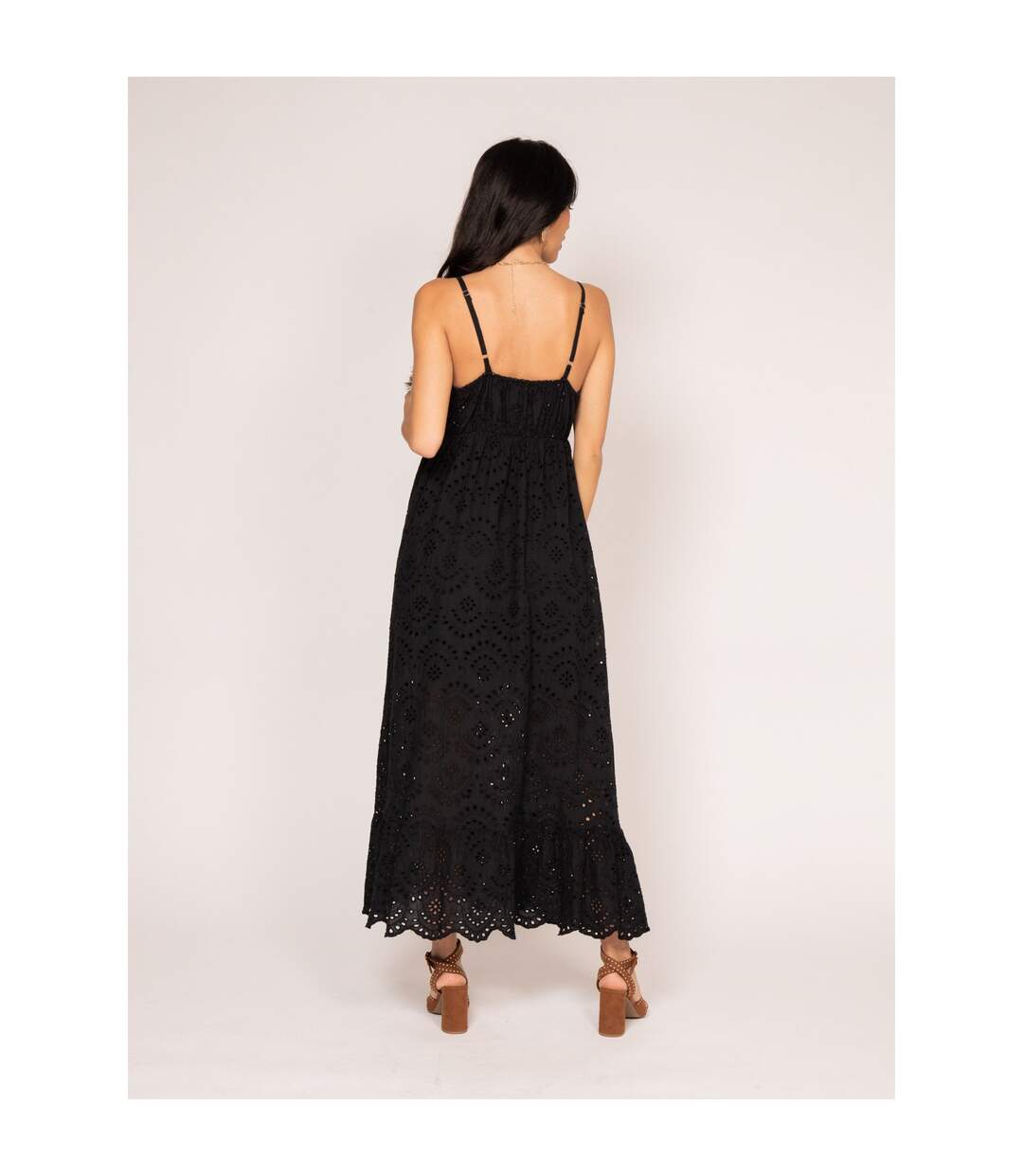Robe longue broderie anglaise ISERE - Dona X Lisa-2
