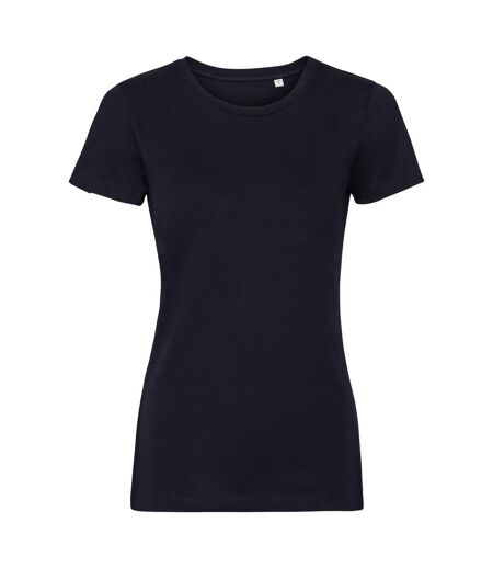 T-shirt bio authentic femme bleu marine Russell