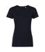 T-shirt bio authentic femme bleu marine Russell