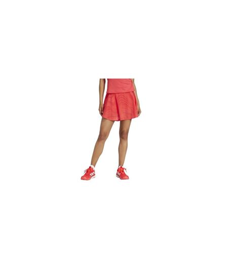 Womens/ladies Pro Climacool Tennis Skirt Red Adidas