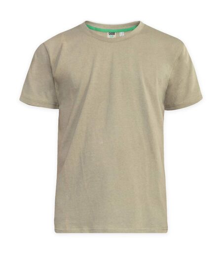 Duke Mens Flyers-2 Kingsize Crew Neck T-Shirt (Khaki) - UTDC170