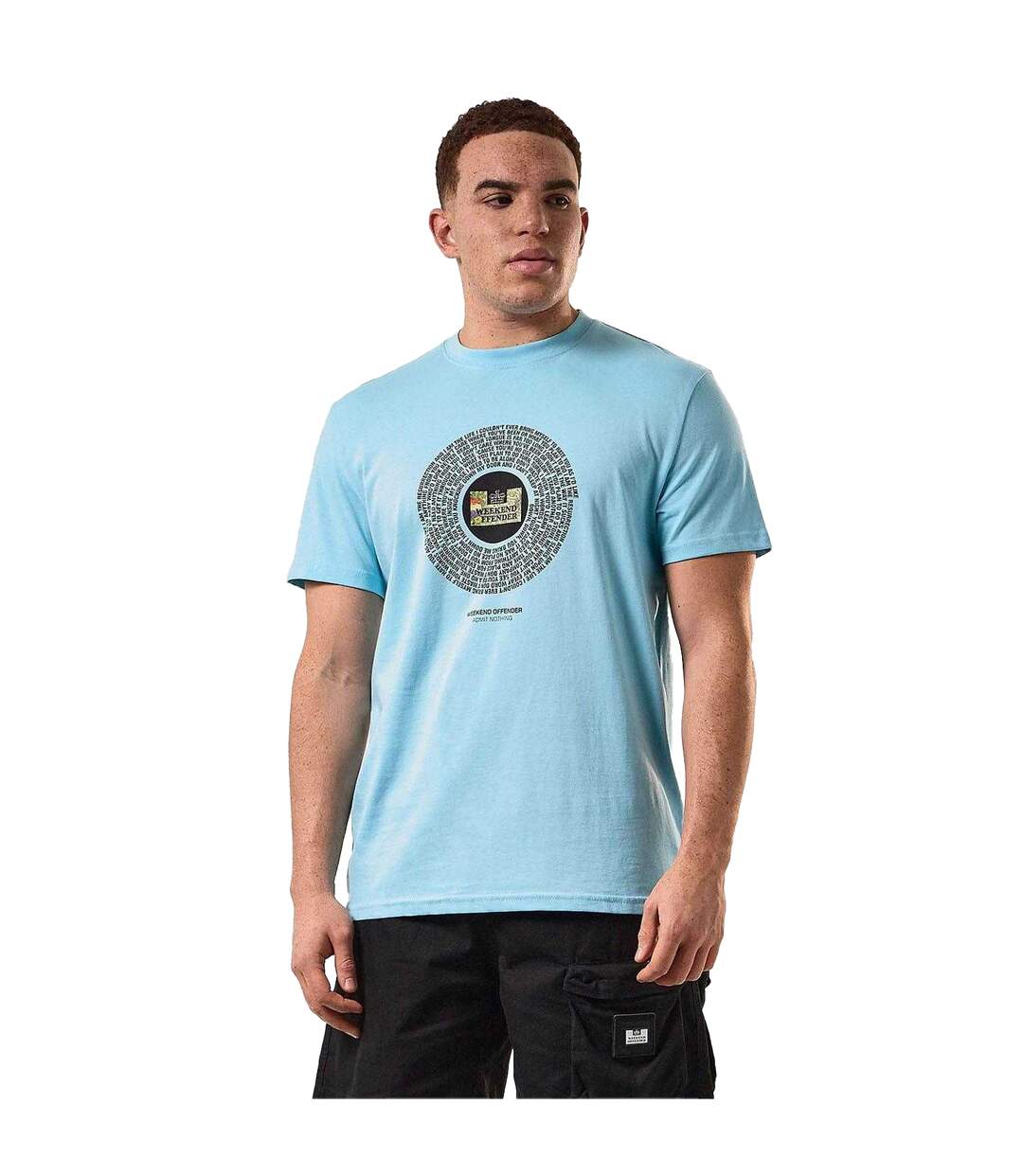 T-shirt Resurrection Homme Bleu Weekend Offender-1
