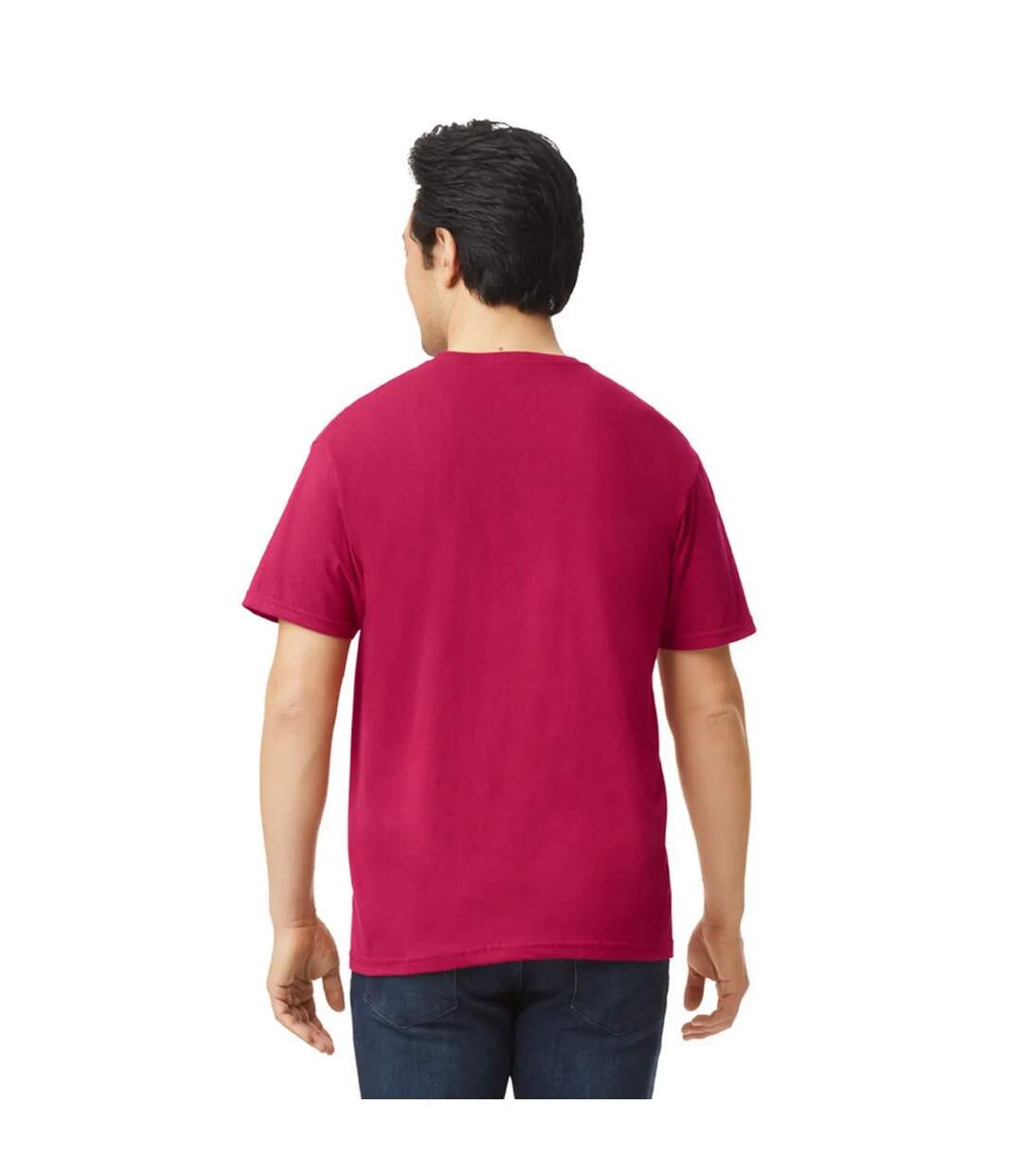 T-shirt Softstyle Adulte Rouge Foncé Chiné Gildan-3