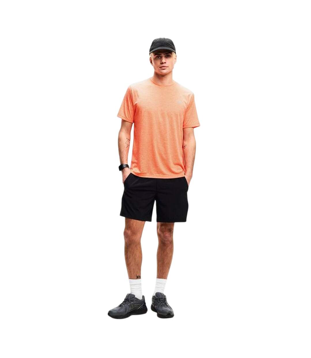 T-shirt Course À Pied Essentials Homme Orange New Balance-2