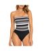 Maillot de bain noir/gris femme grain de sable victoria-1