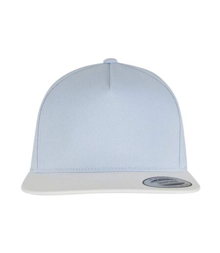 Casquette De Baseball Yupoong Adulte Bleu Clair Blanc Flexfit