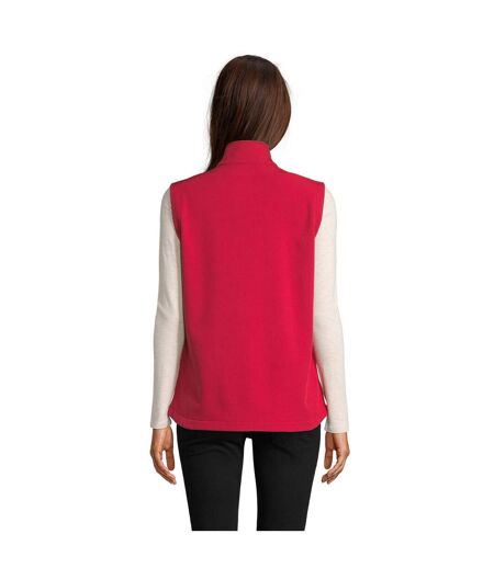 Veste Sans Manches Race Femme Rouge SOLS