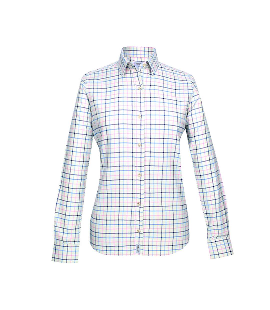 Chemisier Motif/style À Carreaux Countryman Femme Bleu Marine Jack Pyke-1
