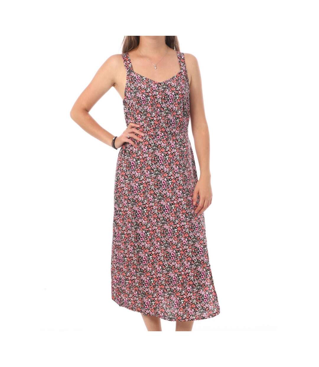 Robe Noire à Motifs Femme Vero Moda Easy Strap - L-1