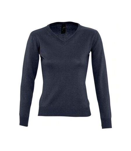 Sweat Galaxy Femme Bleu Marine SOLS