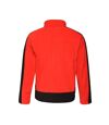 Regatta Contrast Mens 300 Fleece Top/Jacket (Classic Red/Black) - UTRW6352