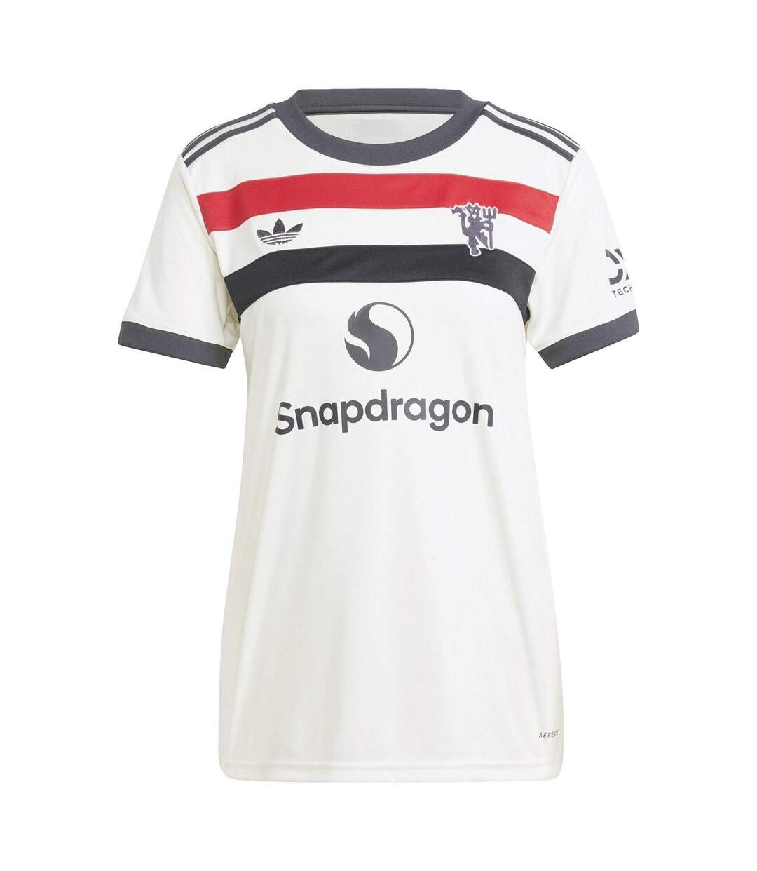 Maillot Third Motif/style Manchester United Fc 2024/2025 Femme Blanc Adidas-2