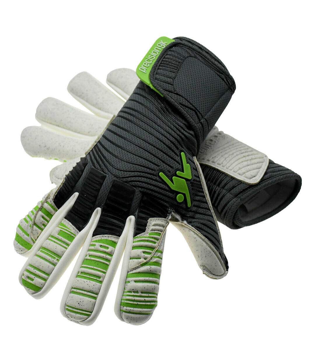 Gants de gardien de but elite 2.0 adulte gris / vert / blanc Precision-2