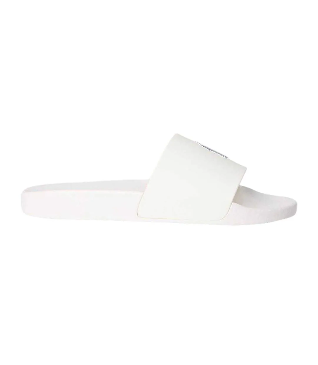 Claquettes Polo Femme Blanc Bleu Marine Ralph Lauren-1