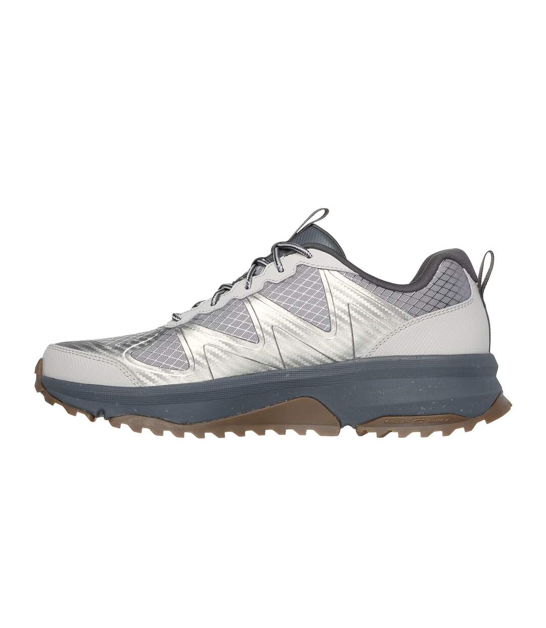 Womens/ladies Bionictrail Walking Shoes Grey Skechers-2