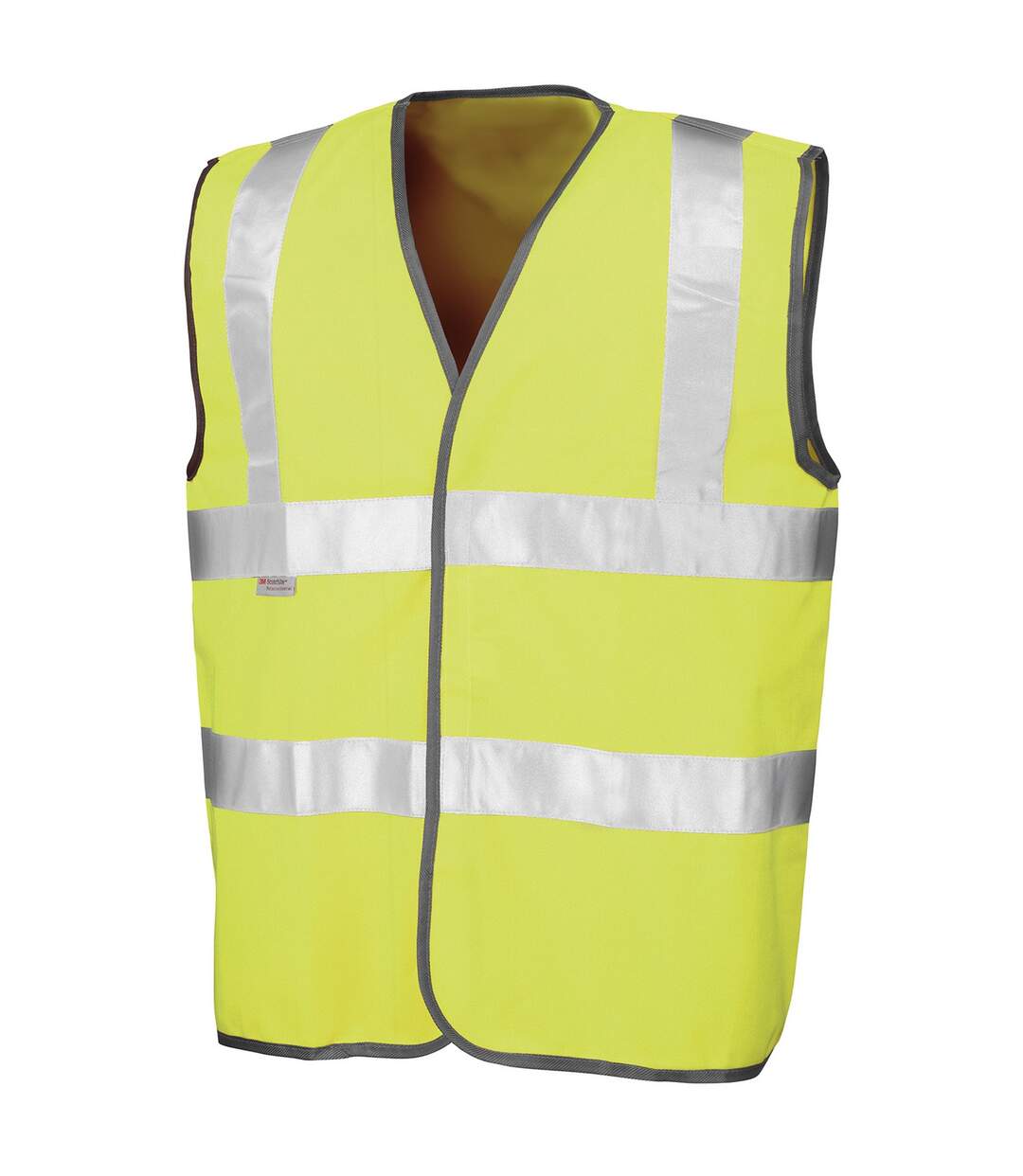 Mens hi-vis vest fluorescent yellow SAFE-GUARD by Result-1