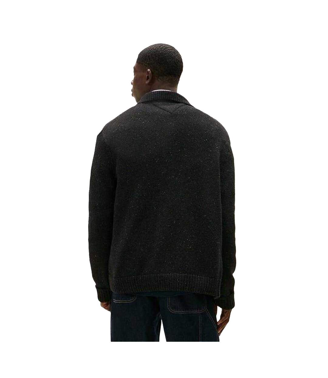 Cardigan Homme Blanc Cassé Chiné Tommy Jeans-2