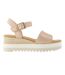 Womens/ladies Darya Espadrille Wedge Sandals Pink Toms-1