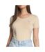 T-shirt beige femme guess mini triangle - m-1
