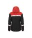 Womens/ladies Progression Soft Shell Jacket Black Red Projob-2