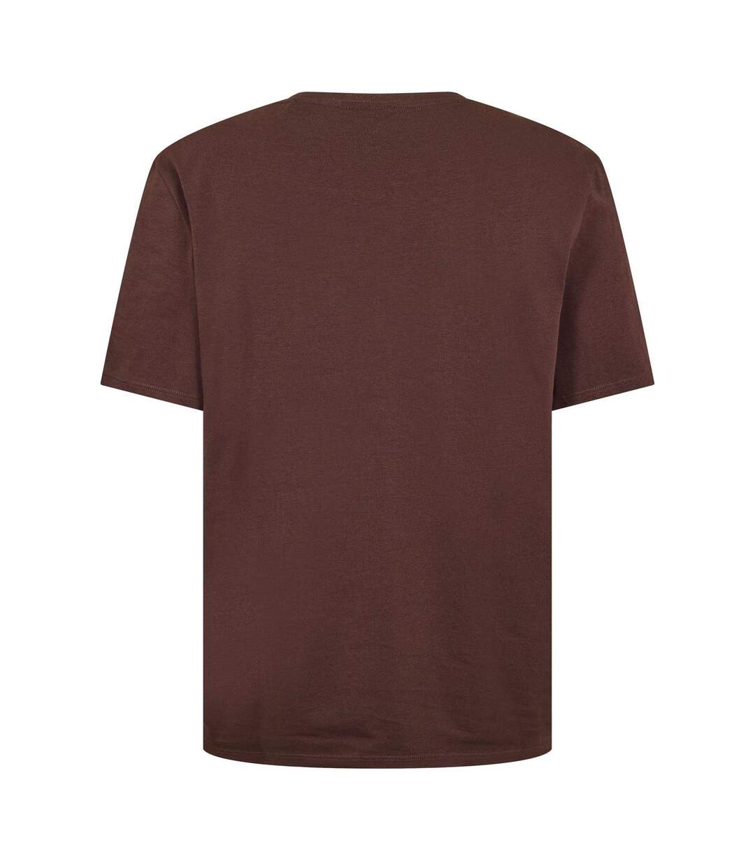 T-shirt Unique Homme Marron Foncé Boss-2