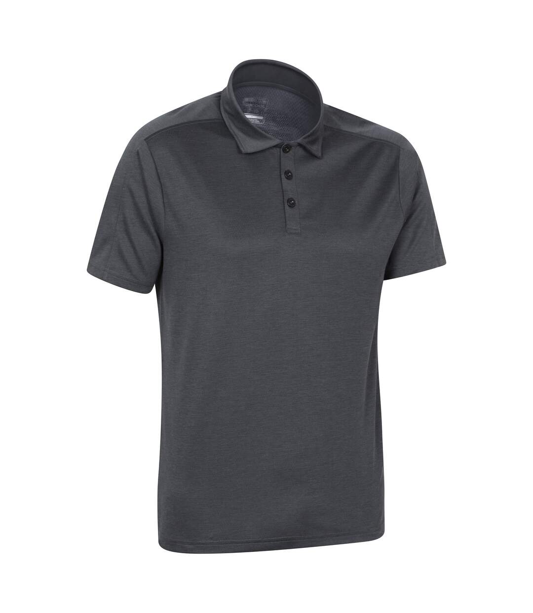 Mens volley isocool polo shirt charcoal Mountain Warehouse-3