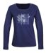 Tee-shirt MAYFLOWER NAVY2 marine à sérigraphie : le confort créatif-5