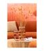 Vase Design en Verre Pebbles 23cm Ambre-4