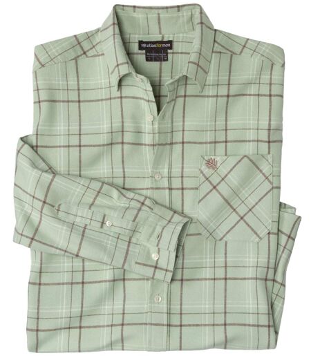 La Chemise en Flanelle à Carreaux Verts