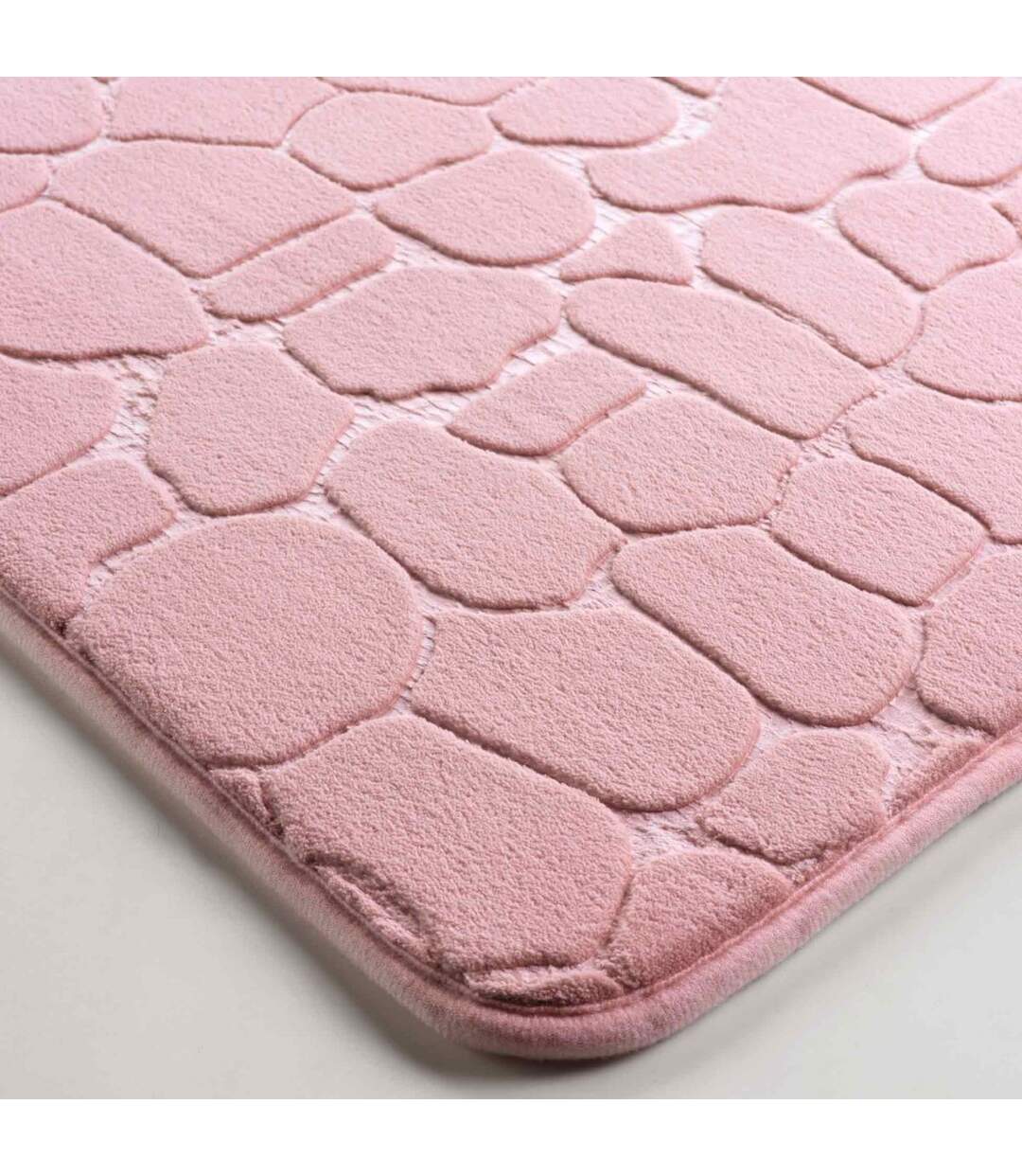 Tapis de Bain Ricochet 50x120cm Rose Poudré-3