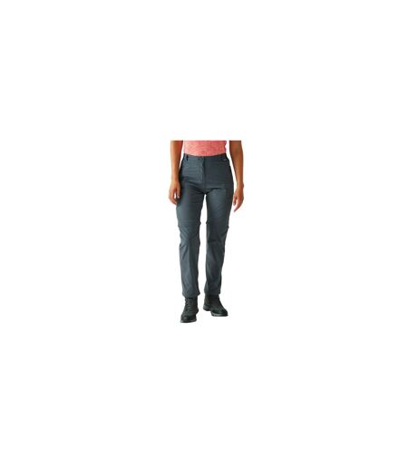 Womens/ladies Travel Light Ii Packaway Hiking Trousers Seal Grey Regatta