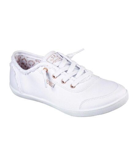 Womens/ladies Bobs B Cute Shoes White Skechers