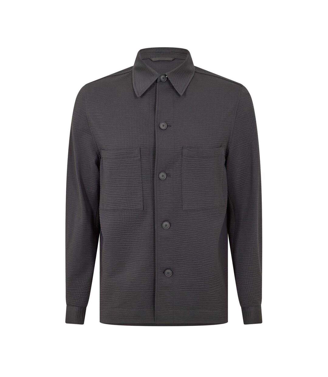Unisex Adult Shirt Jacket Black Boss-1