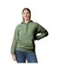 Sweat À Capuche Softstyle Adulte Vert Kaki Gildan-1
