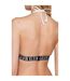 Haut De Maillot De Bain Motif/style Deux Tons Femme Blanc Calvin Klein-2