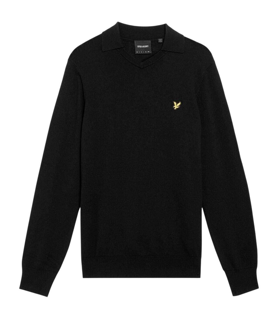 Pull À Col Motif/style Logo Adulte Noir Lyle & Scott-1