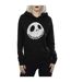 Disney Sweat à capuche à visages craquelés Nightmare Before Christmas Womens/Ladies (Noir) - UTBI4096-3