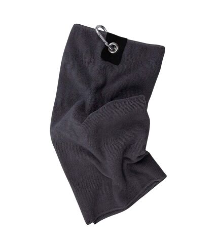 Towel City Microfibre Golf Towel (Steel Grey) (One Size) - UTPC3036
