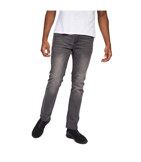 Jean Svelte Homme Gris Crosshatch