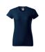 T-shirt Basic Femme Bleu Marine Adler-1