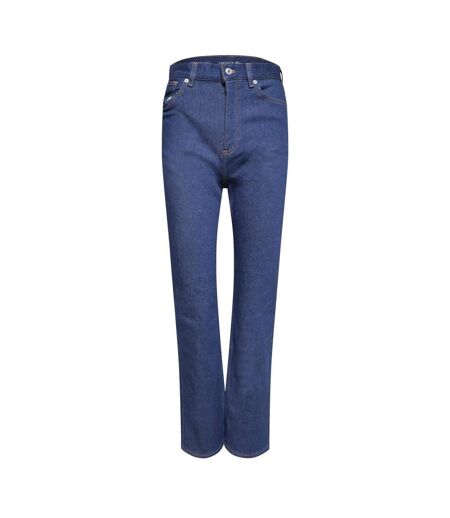 Womens/ladies High Waist Flared Jeans Blue Lacoste
