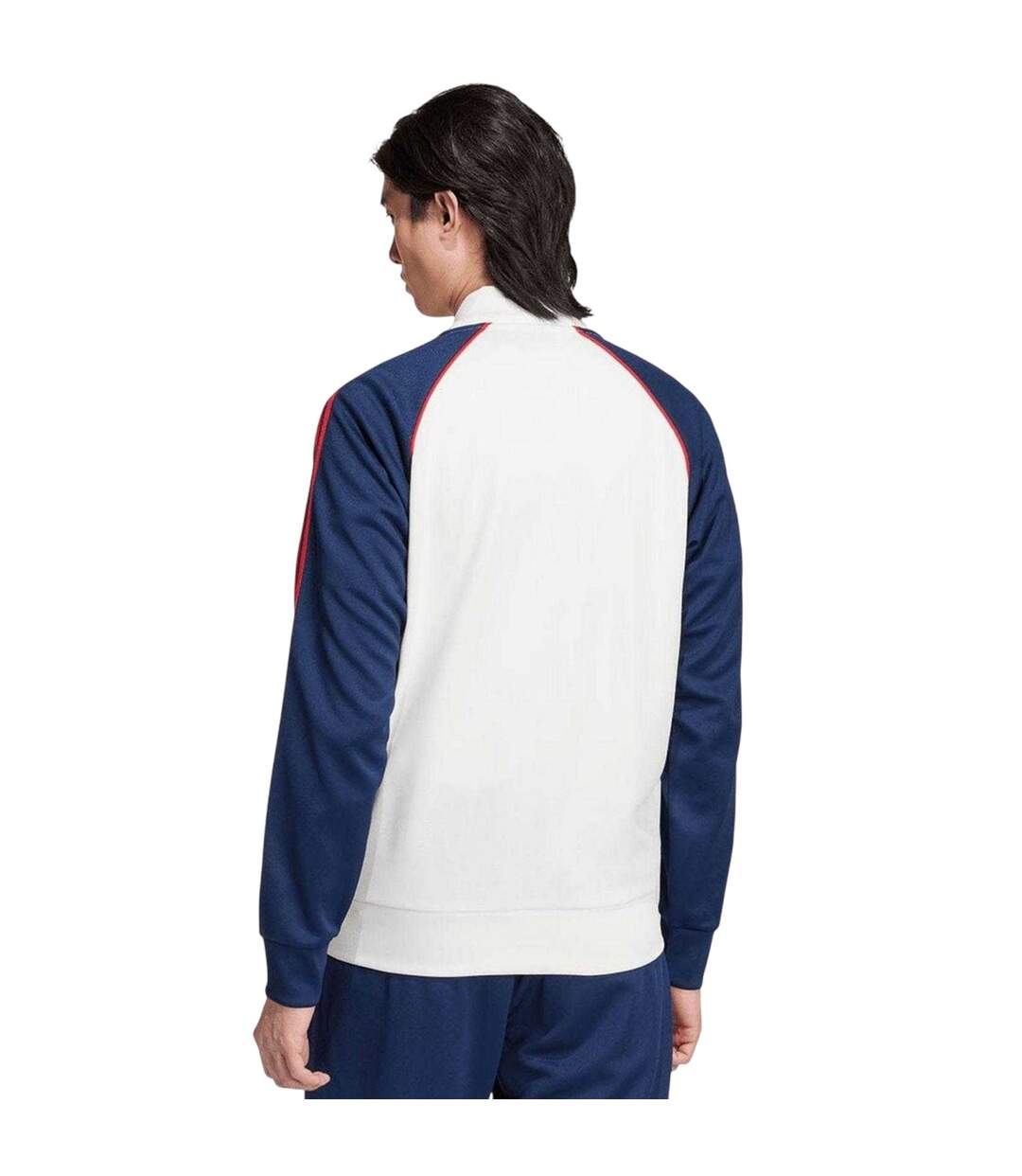Veste De Survêtement Motif/style 3 Rayures Classics Homme Blanc Adidas-3