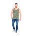 Duke Mens Fabio-2 Muscle Vest (Khaki) - UTDC168-3