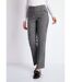 Pantalon droit chevrons ou chiné entrejambe 70 cm-1
