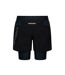 Mens Performance 2 In 1 Running Shorts Black Karrimor-2