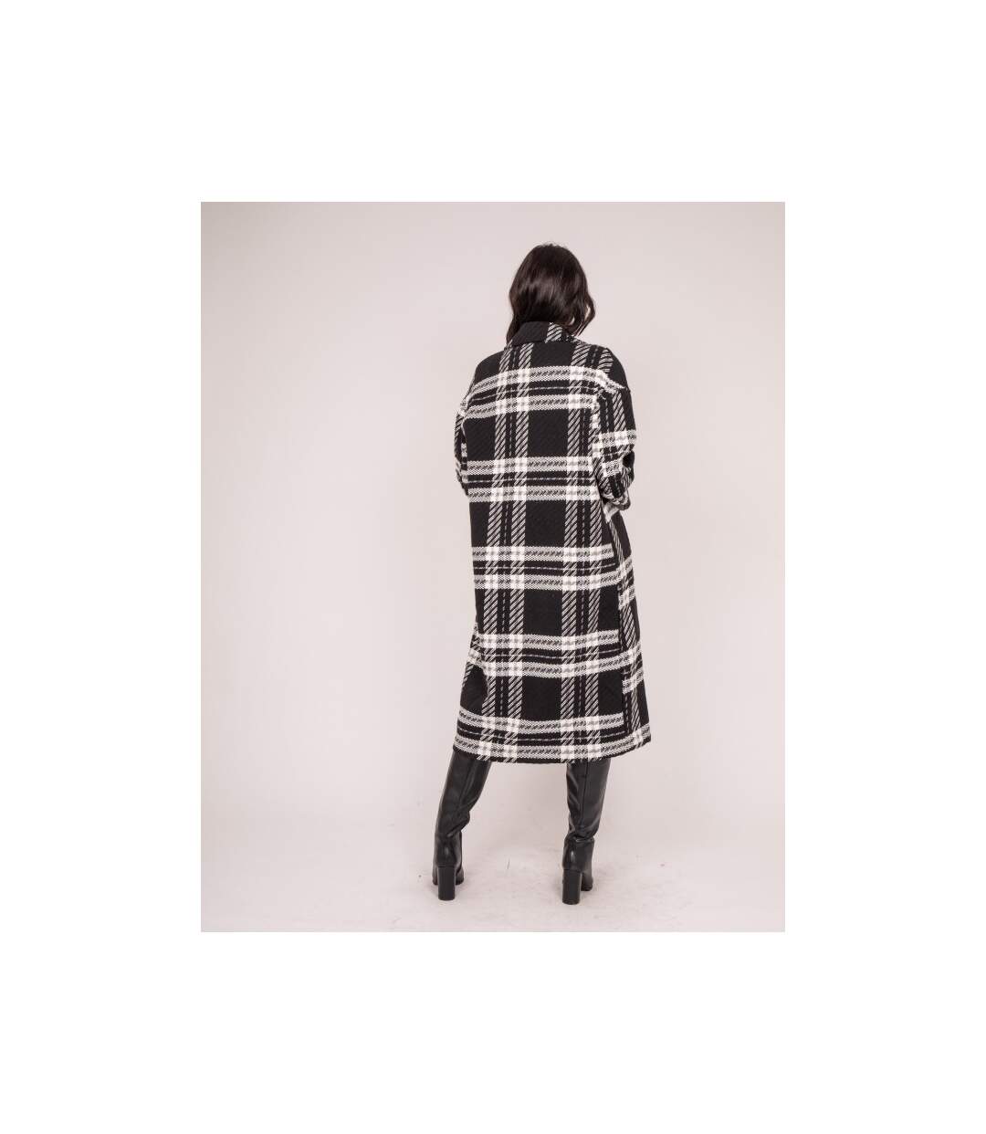 Manteau carreaux URENO - Dona X Lisa-2