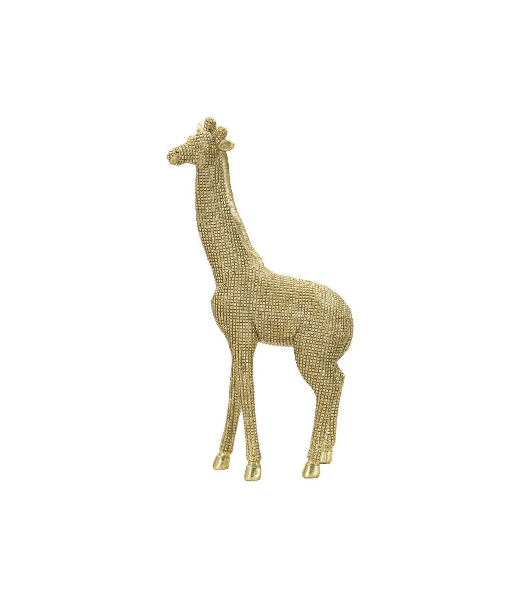 Statuette Déco en Résine Girafe 40cm Or-2
