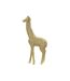 Statuette Déco en Résine Girafe 40cm Or-2