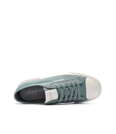 Baskets bleu femme calvin klein jeans low lace
