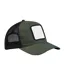 Casquette Trucker Motif/style Écusson Adulte Vert Olive Noir Beechfield-1